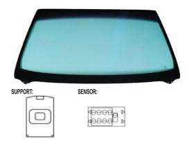 Jumasa V3301063 - PARABRISAS VERDE CONTROL SOLAR SERIGRAFIA MODIFICADA BASE ES