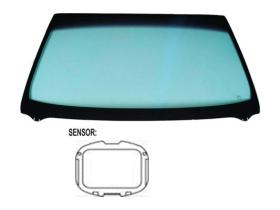 Jumasa V3304714 - PARABRISAS VERDE DIFUMINADO GRIS CONTROL SOLAR SENSOR LLUVIA