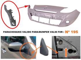 Jumasa 25304060 - PARACHOQUES DELANTERO IMPRIMADO (LLANTAS 16) RENAULT CLIO II
