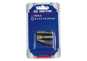 KING TONY 1003LQ - JUEGO DE PUNTAS RANURADAS (4.5,6.5,8MM) - 3 PIEZAS