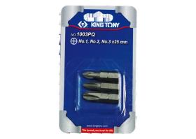 KING TONY 1003PQ - JUEGO DE PUNTAS PHILLIPS® (Nº1, 2, 3) - 3 PIEZAS