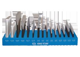 KING TONY 1091PR - EXPOSITOR CORTAFRíOS Y PUNZONES CILíNDRICOS, 90 PZAS