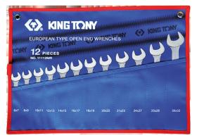 KING TONY 1112MRN - ESTUCHE DE 12 LLAVES FIJAS MéTRICAS 6X7 - 30X32