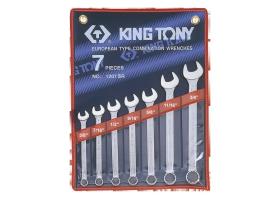 KING TONY 1207SR - ESTUCHE DE LLAVES COMBINADAS 3/8'-3/4'  - 7 PZAS