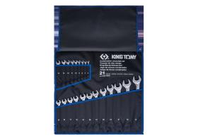 KING TONY 12D21MRN - ESTUCHE DE LLAVES COMBINADAS ULTRA LIGERAS 6-32MM - 21 PZAS