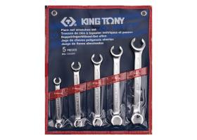 KING TONY 1305SR - ESTUCHE DE LLAVES PARA RACORES - 5 PZAS