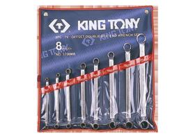 KING TONY 1708MR - ESTUCHE DE 8 LLAVES DE ESTRELLA