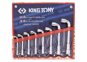 KING TONY 1808MR - ESTUCHE 8 LLAVES DE PIPA 8-10-11-12-13-14-17-19MM