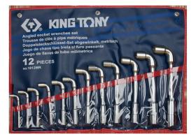 KING TONY 1812MR - ESTUCHE 12 LLAVES DE PIPA 8-10-11-12-13-14-16-17-18-19-22-24