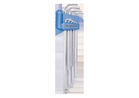 KING TONY 201A09MR - JUEGO LLAVES ALLEN EXTRA LARGAS BALL POINT- 9 PZAS ESPACIOS
