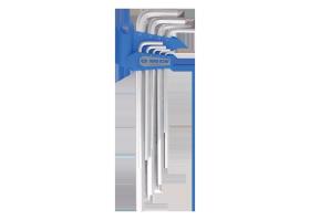 KING TONY 20209MR - JUEGO LLAVES ALLEN EXTRA LARGAS 1.5-10MM - 9 PZAS