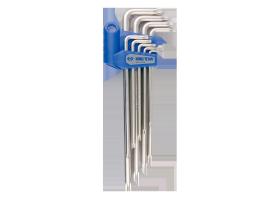 KING TONY 20319PR - JUEGO LLAVES TORX LARGAS - 9 PZAS