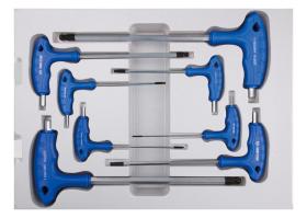 KING TONY 22108MR - JUEGO DE LLAVES ALLEN 'BALL POINT' MANGO EN L 2-10MM