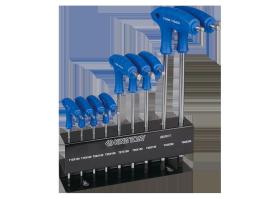 KING TONY 22319TR - JUEGO DE LLAVES TORX CON MANGO EN L T10-T50 SOBRE RACK