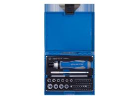 KING TONY 2539MRV04 - COFRE DESTORNILLADORES DE CARRACA CON ACCESORIOS - 39 PIEZAS