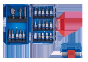 KING TONY 2547MREB - CAJA DE VASOS Y PUNTAS 1/4' -  47 PIEZAS EXTRACOMPACTO