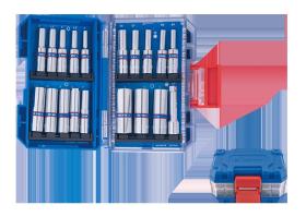 KING TONY 2549MREB - CAJA DE VASOS Y PUNTAS 1/4' -  48 PIEZAS EXTRACOMPACTO