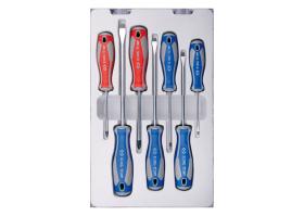 KING TONY 30117MR - JUEGO DESTORNILLADORES - 7 PZAS