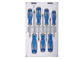 KING TONY 30307PR - JUEGO DESTORNILLADORES TORX TAMPER - 7 PZAS