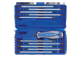 KING TONY 32518MR - CAJA DESTORNILLADORES CON CUCHILLAS REVERSIBLES - 11PZAS