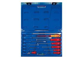 KING TONY 35114MR - JUEGO DESTORNILLADORES MANGO PVC DIN5261 PHILLIPS - 5263 RAN