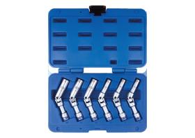 KING TONY 3716MR - CAJA DE VASOS ARTICULADOS 3/8' PARA BUJíAS