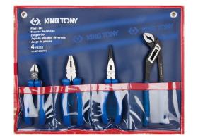 KING TONY 42104GP01 - JUEGO DE 4 ALICATES