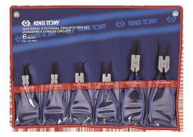 KING TONY 42116GP - ESTUCHE ALICATES CIRCLIPS - 6PZAS