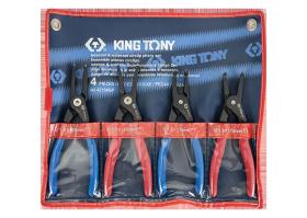 KING TONY 42154GP - ESTUCHE ALICATES CIRCLIPS SERIE 66 - 4PZAS