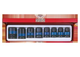 KING TONY 4408MP - COFRE VASOS DE IMPACTO 1/2' - 8PZAS