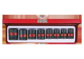 KING TONY 4408SP - COFRE VASOS DE IMPACTO 1/2' PULGADA - 8PZAS