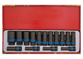 KING TONY 4415MP03 - COFRE VASOS DE IMPACTO LARGOS 1/2' - 15PZAS
