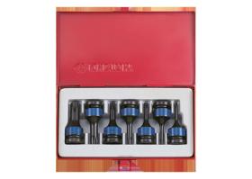 KING TONY 4417MP - CAJA VASOS DE IMPACTO 1/2' CON PUNTA TORX T25-T60 - 6PZAS