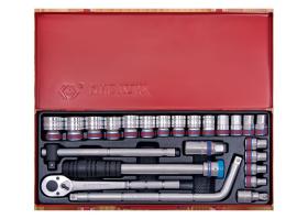 KING TONY 4533SR - COFRE VASOS 1/2' PULAGADAS - 24PZAS