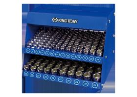 KING TONY 4572MR - EXPOSITOR DE VASOS 1/2' - 172PZAS