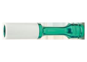 KING TONY 495519MX - VASO LARGO DE IMPACTO 1/2' 19MM LLANTA ALUM EXTRA LARGO L:1