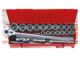 KING TONY 6023SR - COFRE VASOS 3/4' PULGADA - 23PZAS