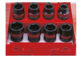 KING TONY 8410SP - COFRE VASOS DE IMPACTO 1' HEXAGONALES PULGADAS 15/16'-1-5/