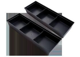 KING TONY 84700011BS2 - CAJA DE ALMACENAMIENTO 278 X 87 X 43MM POR 2 + 2SEPARADORES