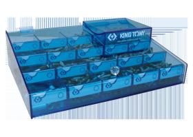 KING TONY 87351P868 - EXPOSITOR DE MOSTRADOR 868 PUNTAS DESTORNILLADOR 1/4