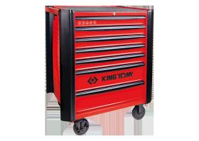 KING TONY 876347B - CARRO 7 CAJONES SERIE BUMPER - ROJO