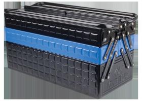 KING TONY 87A051A0KB - CAJA DE HERRAMIENTAS XL 530X220X260MM - AZUL Y NEGRO