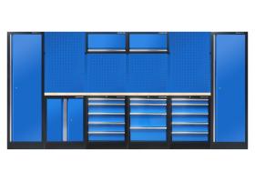 KING TONY 87D11AKB - MOBILIARIO DE TALLER COMPLETO COLOR AZUL