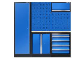 KING TONY 87D11AKBL - MEDIO MOBILIARIO DE TALLER OPCIóN IZQUIERDA - COLOR AZUL