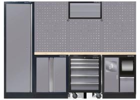 KING TONY 87D11AKBT - MOBILIARIO DE TALLER 3 MUEBLES - COLOR AZUL