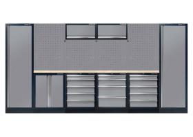 KING TONY 87D11AKG - MOBILIARIO DE TALLER COMPLETO COLOR GRIS