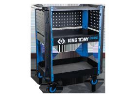 KING TONY 87SQ41ABF - CARRITO DE TALLER 3 PISOS CON PANELES