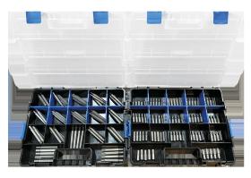 KING TONY 9301002MR1 - CAJAS DE PUNTAS  - 180PZAS