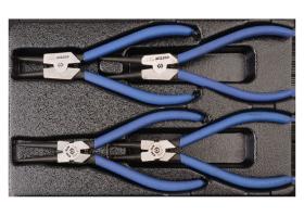 KING TONY 942114GP - TERMOFORMADO 4 ALICATES CIRCLIPS PARA COFRE