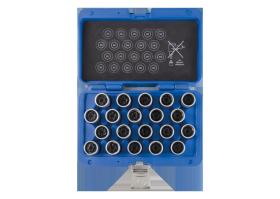 KING TONY 9BW0120 - JUEGO DE VASOS PARA TORNILLOS ANTIRROBO VW - 20 PIEZAS